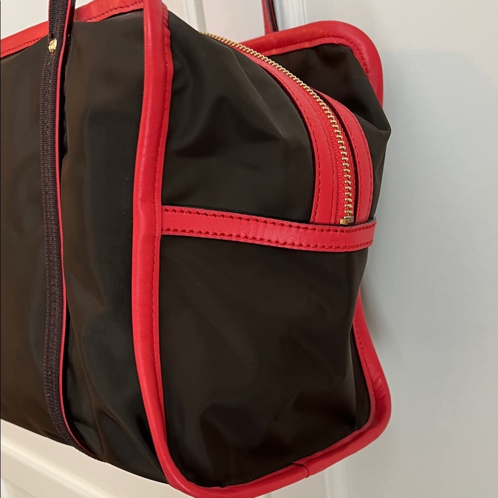 Kate Spade Brown and Red Tote Bag - Picture 4 of 12